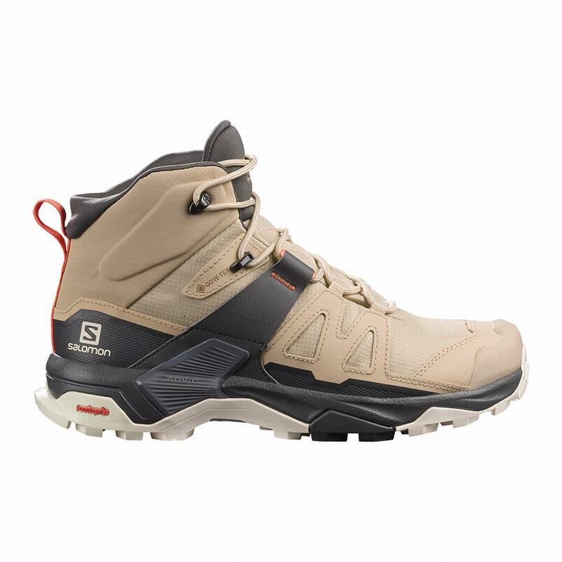 Buty Turystyczne Damskie Salomon X ULTRA 4 MID GORE-TEX - Brązowe - Polska (089-DIBMOH)